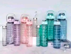 Vibrant Motivational Water Bottles