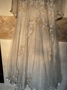 beautiful hand work gown