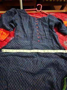 pure cotton sungudi long gown