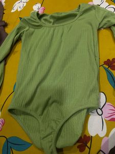 Ribbed Long Sleeve Bodysuit
