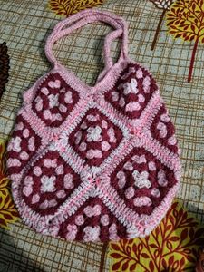 Crocheted Tote Bag
