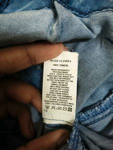 Light Blue (Jeancolour) Casual Pants