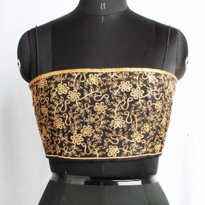 Embroidered  Blouse noodle strap