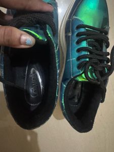 Iridescent Chunky Sneakers