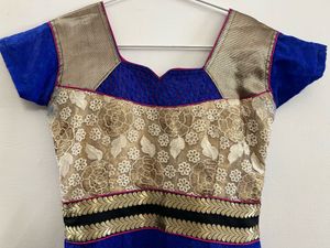 Blue Anarkali