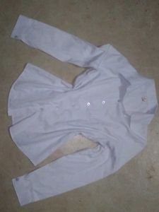 Classic White Button-Down Shirt