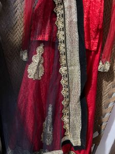 Stunning Red Embroidered Lehenga Choli With Duppta
