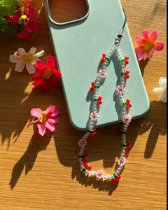 Beaded Flower Phone Charm Strap❤️