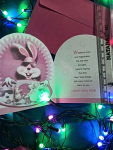 NEW YEAR GREETING CARD With Cover #newyear Happy N