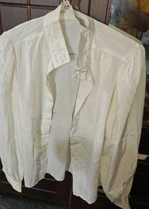 white satin shirt