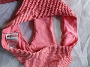 Coral Textured Bikini Bottom