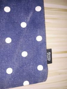 poka dot tode bag