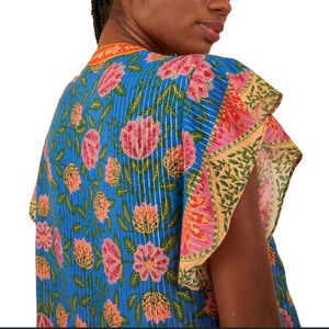 Boho Printed top with Tassel Detail