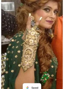 Elegant Emerald Green Top with Dhoti Pants 💚