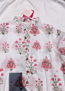 Multi Colour Printed Casual Kurta