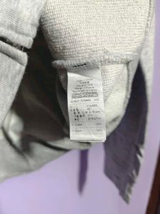 Lacoste Grey Zip-Up Hoodie