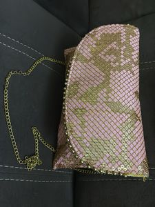Pink & Gold Evening Clutch