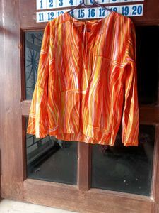 Vibrant Striped Long Sleeve Top