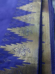 Purple Silk Saree