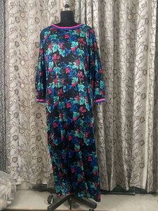 Vibrant Floral Maxi Dress