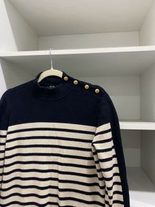 Women Stripe Pattern Jumper