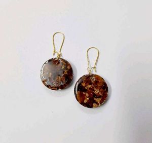 Real Rose Preserved Earrings