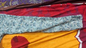 SkyBlue Men's Printed Cotton Kurta - Size L (42)