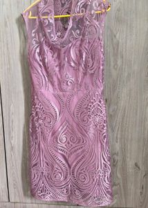 Elegant Lace Overlay Dress from the brand AND.