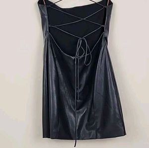 Black satin slip with brief 👍
