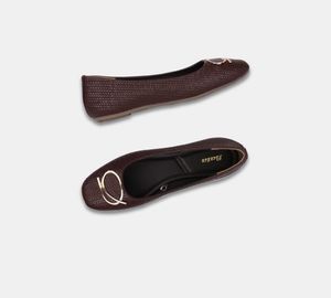 Elegant Brown Bellies with Gold Accent