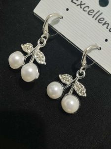 Cute Cherry Pearl Dangle Earrings [Pair of 3]
