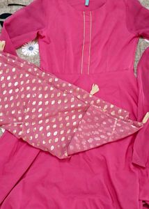Beautiful Pink Kurta Set with Dupatta