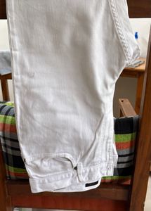 Classic White Denim Jeans