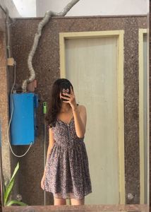 Floral Print Mini Dress