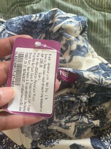 Clearance  - Chic Blue &amp; White Scenic Print Dr
