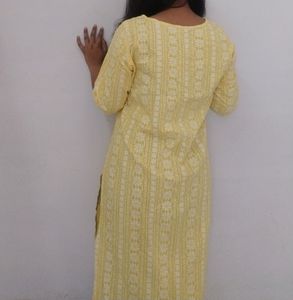 Women Yellow Kurta #studio