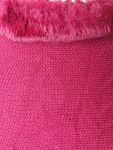 Cozy Maroon poncho sweeter