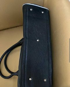 Stylish Black Leather Handbag