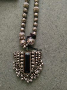 oxidised set + ring + earcuffs