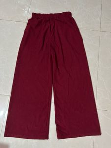Maroon Palazzo Pants