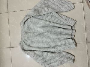 white bow sweater