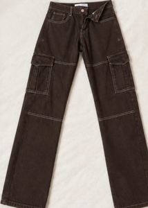 Dark Brown Cargo Pants