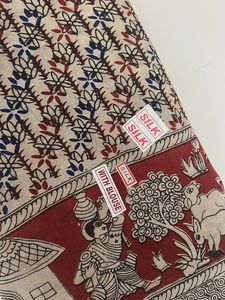 Unique Kalamkari Printed Saree