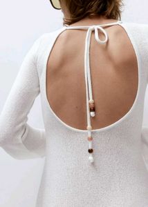 Knitted Dress H&amp;M Divided White