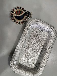 Haldi Kumkum Box And Tray