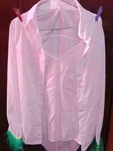 RIVER ISLAND Women's White Shirt With Slip