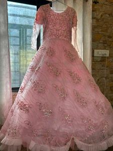 Beautiful Pink Embellished Gown