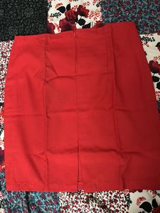 2 Red Skirts Combo For Girls