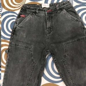 Men's Charcoal Carpenter Jeans