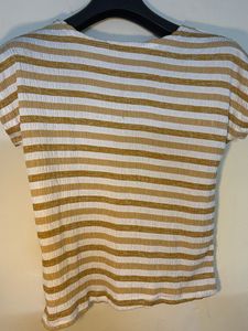 Striped Textured T-Shirt